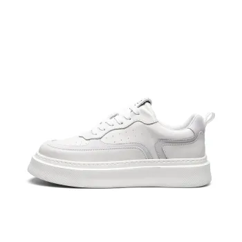 D FUSE SCANDINAVIA Low Top Skateboard Shoes Men's White
