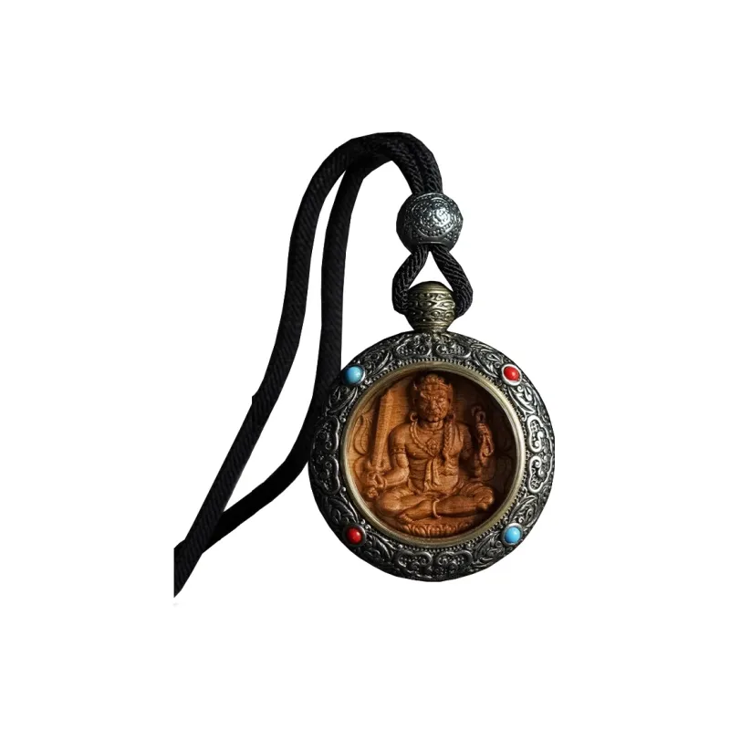 DALONG Old Mountain Sandalwood Pendants Unisex-17