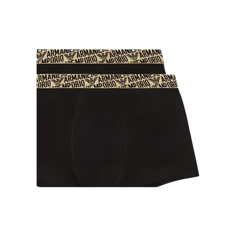 EMPORIO ARMANI Two pack Of Asv All over Shiny Logoband Boxer Briefs-4