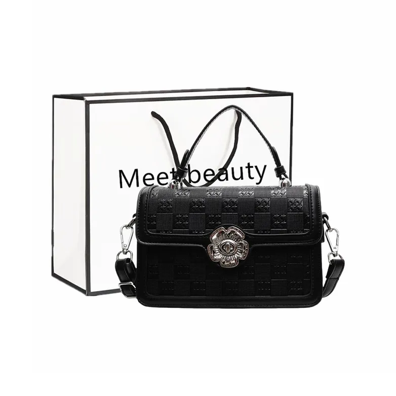 Fitchell Pu Handbag Shoulder Bag Regular Women's Ecru With Brown/Ecru With Black/Ecru With Khaki/Black/Brown/Ecru-6