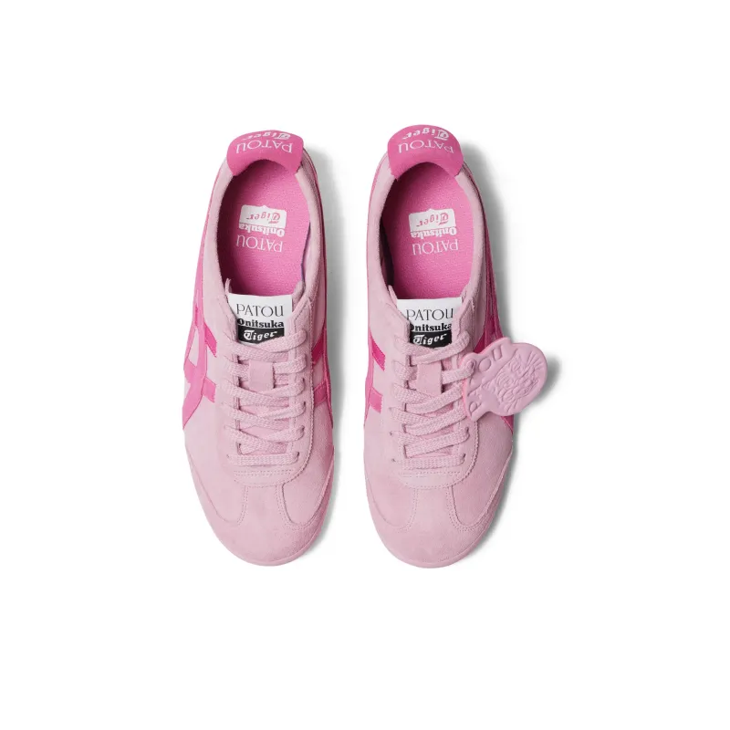 Patou x Onitsuka Tiger MEXICO 66 Anti Slip Wear Resistant Low Top Casual Shoes Unisex Pink-5