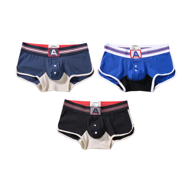 SEOBEAN Underpants Men's 3 Pack-5
