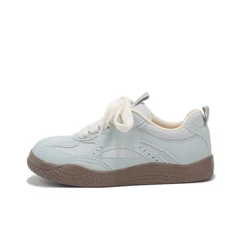 Binya Wear resistant And Lightweight Low Top Skateboard Shoes Women's Blue