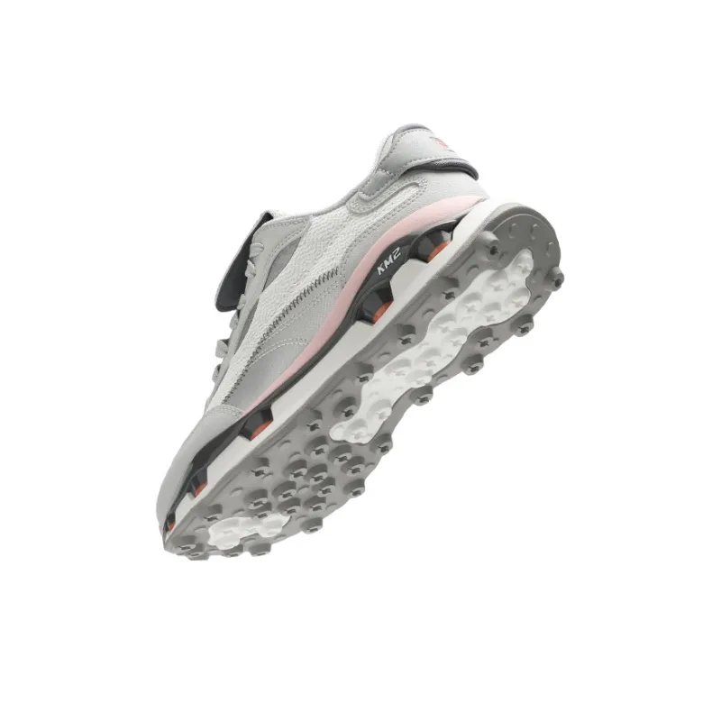 FILA KM2 Wear-Resistant Slip-Resistant Low-Top Casual Shoes Women's Silver Gray-4