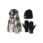 Gray+Hats & Caps+Glove