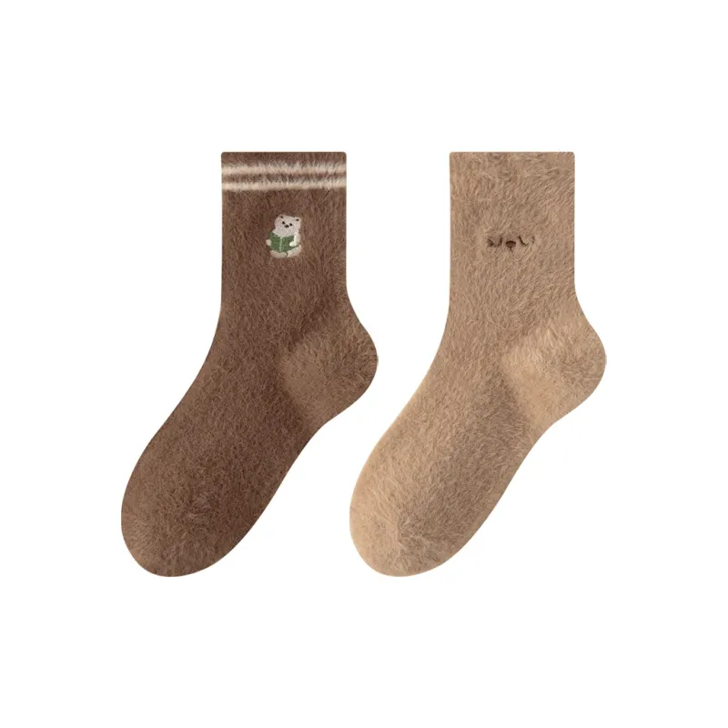 MIIOW Trend Party Series Mid Calf Socks Women's 2 Pack-3