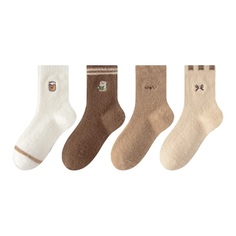 MIIOW Trend Party Series Mid Calf Socks Women's 4 Pack-6