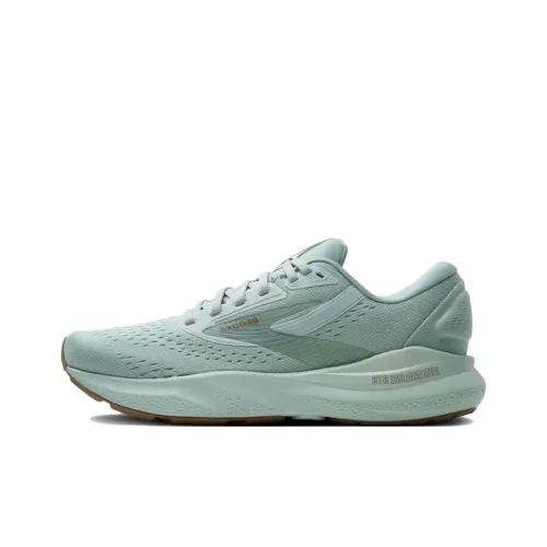Brooks Adrenaline GTS Wear Resistant Breathable Slip Resistant Low Top Casual running Levels Shoes Women's Green