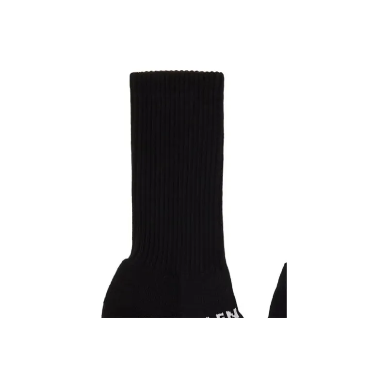 Balenciaga Mid-Calf Socks Women's 1 Pack Black-4