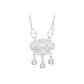 Abundance Every Year Sterling Silver Peaceful Lock Necklace
