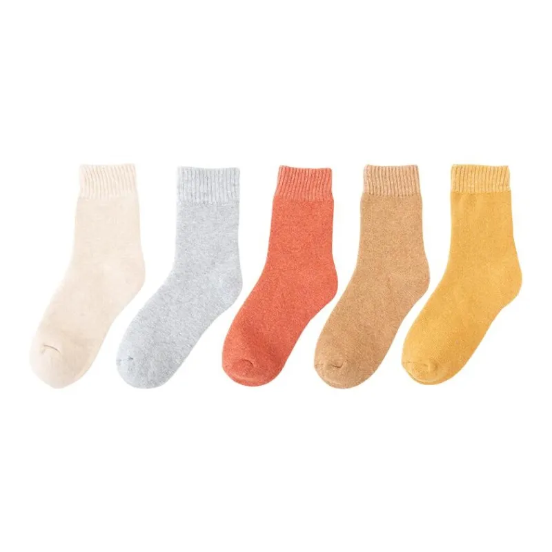 XIANSINIAO Mid Calf Socks Women's 5 Pack-6