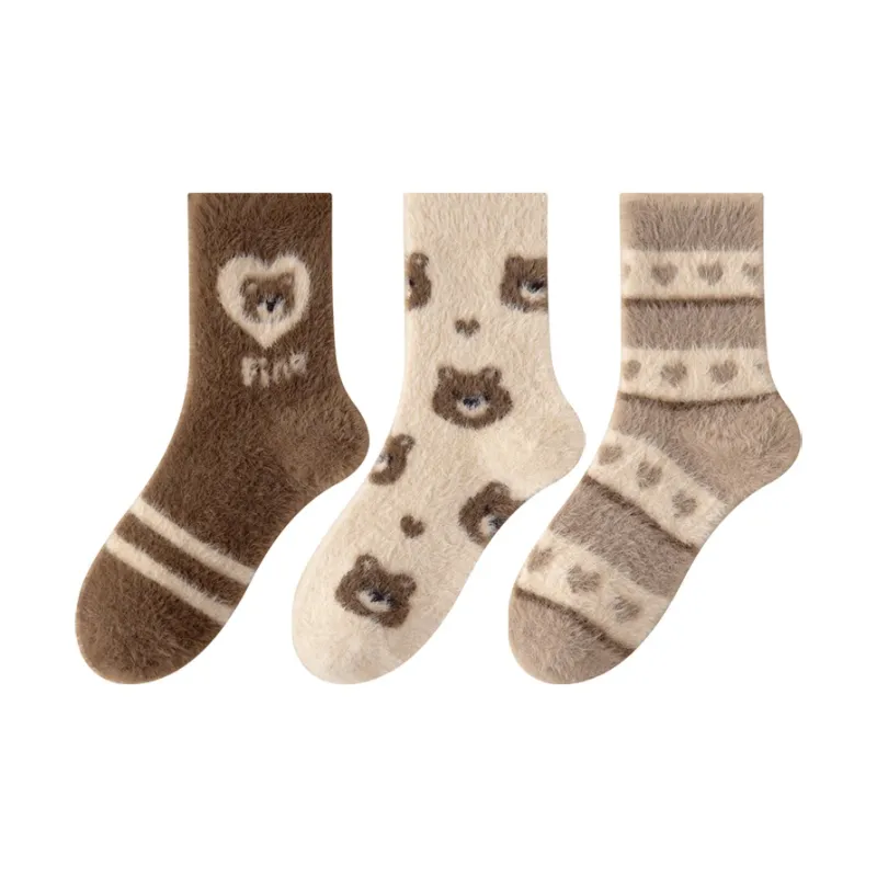 MIIOW Trend Party Series Mid Calf Socks Women's 3 Pack-6