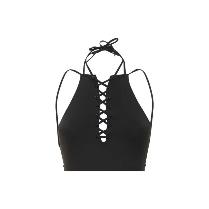 Balenciaga One-piece Swimsuit Women's Black-1