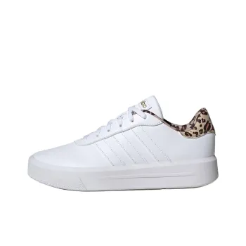 Adidas GRAND COURT PLATFORM Anti Slip Wear Resistant Low Top Skateboard Shoes Women's White