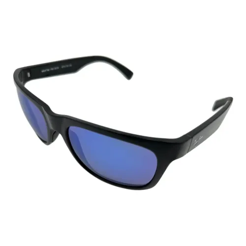 Maui Jim Nylon Square Sunglasses Unisex Black
