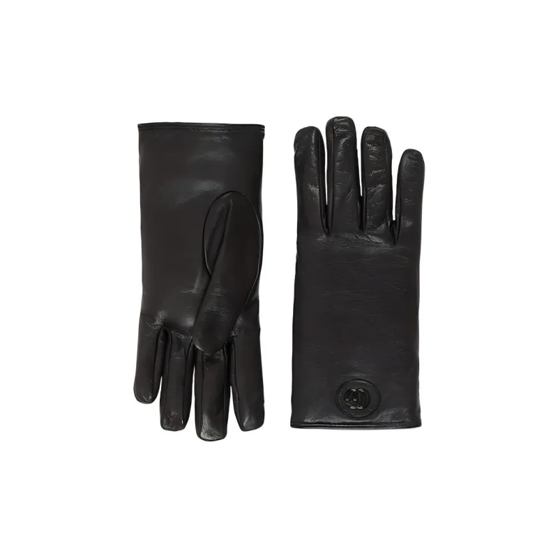 GUCCI Cashmere Gloves Men's Black-0