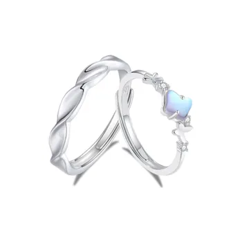 YINCHIE 925 Sterling Silver Rings Unisex