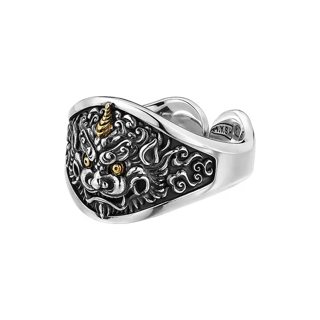 MYSH 925 Sterling Silver Rings Men's-2