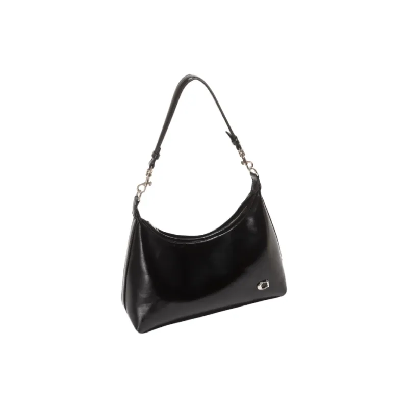 OCTSUI PVC Tote One Shoulder Crossbody Portable Shoulder Bag Regular Women's Coffee/Camel/Black-14
