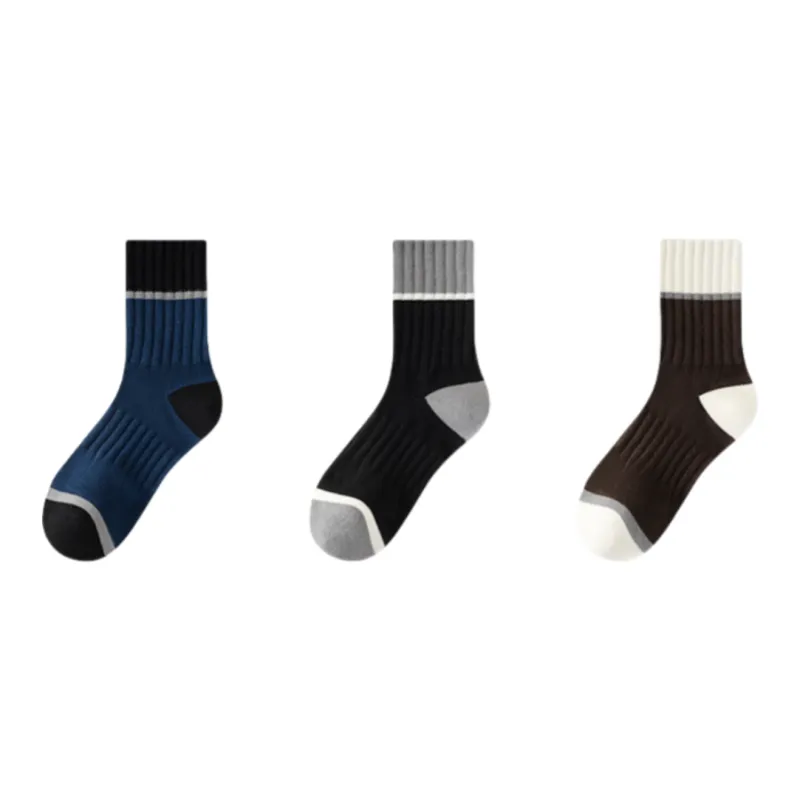 Yalu Mid Calf Socks Men's 3 Pack-2