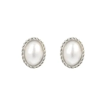 Sanpowa 925 Sterling Silver Stud Earrings Women's