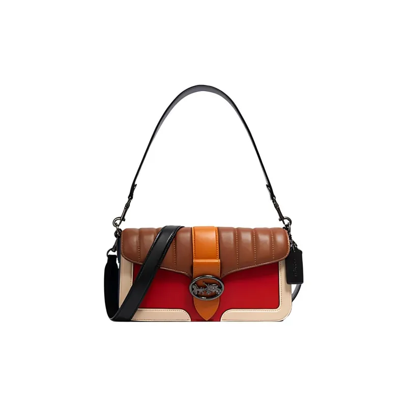 COACH Georgie Shoulder Bags-0