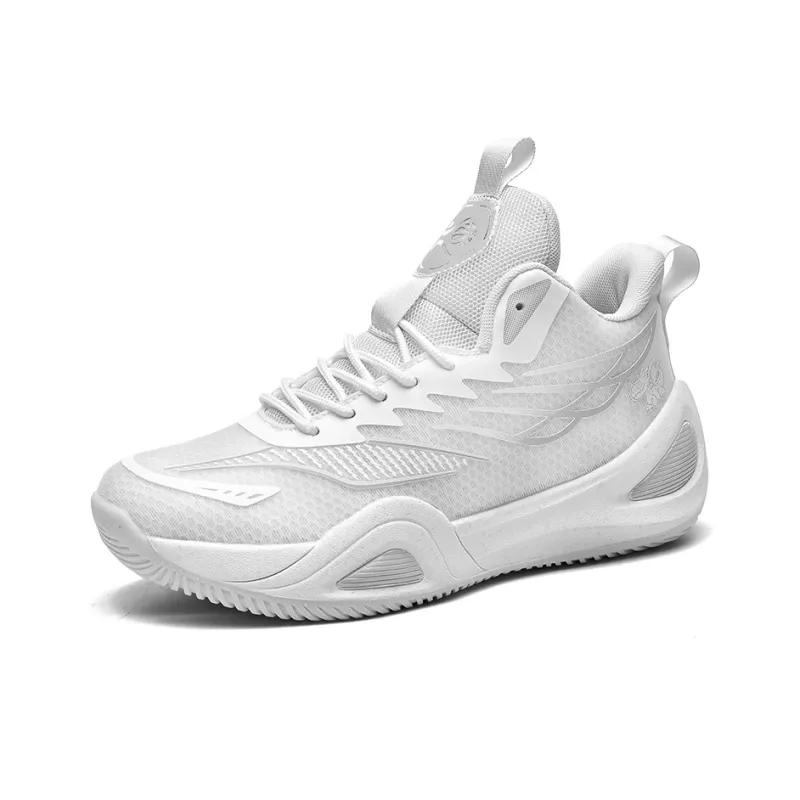 MUSHILANDI Cushioning, Slip Resistant, Abrasion Resistant, Rebound Mid Top Basketball Shoes Unisex-1