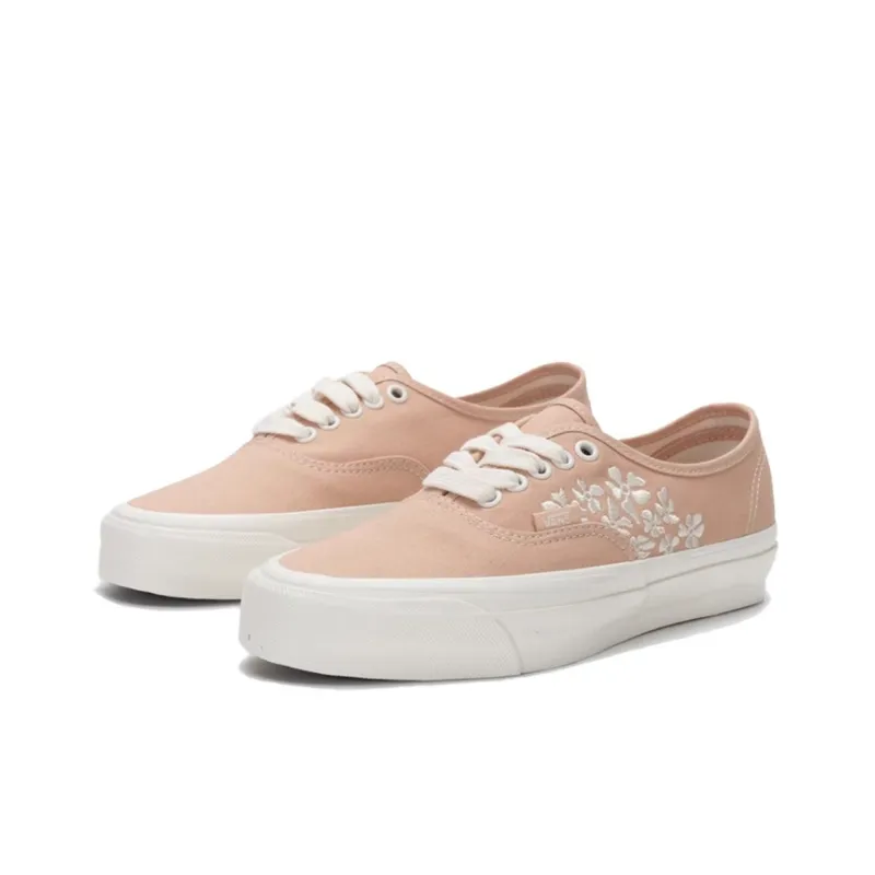 Vans Lx Authentic Reissue 44 Anti Slip Wear Resistant Low Top Skateboard Shoes Unisex Pink-2