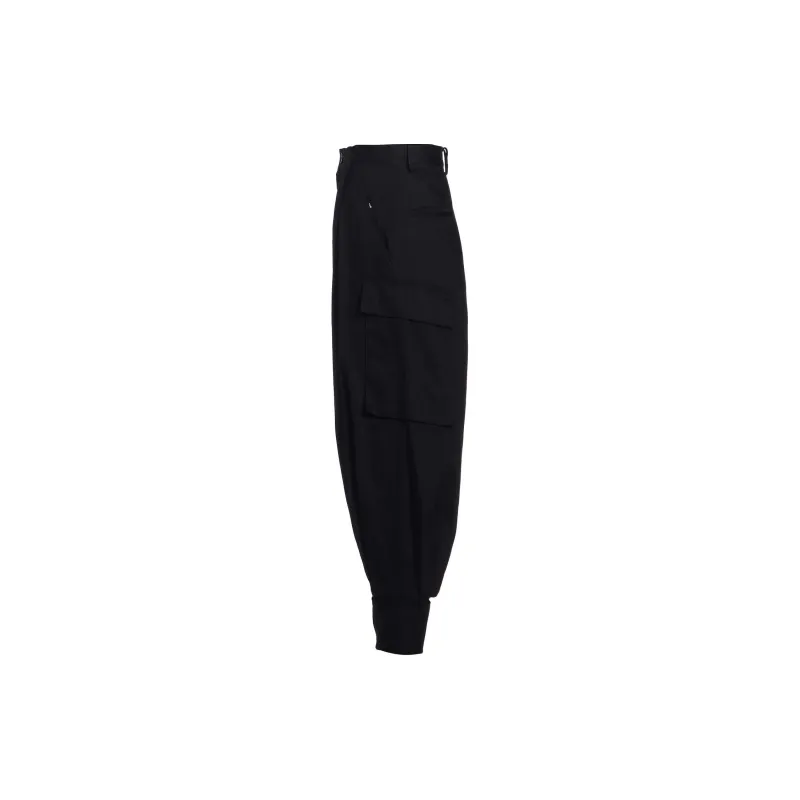 Yohji Yamamoto Cargo Pants Women's Black-2
