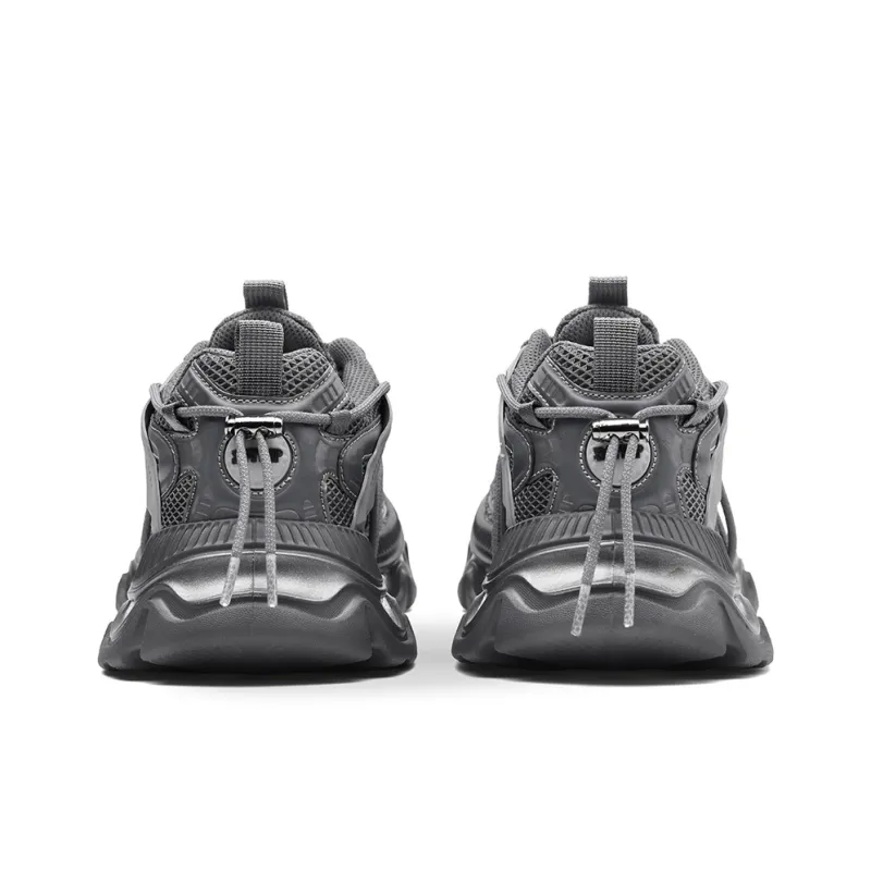 SK.TRIP Cushioning Abrasion Resistant Lightweight Height Increasing Mat Low Top Chunky Sneakers Men's Box-33