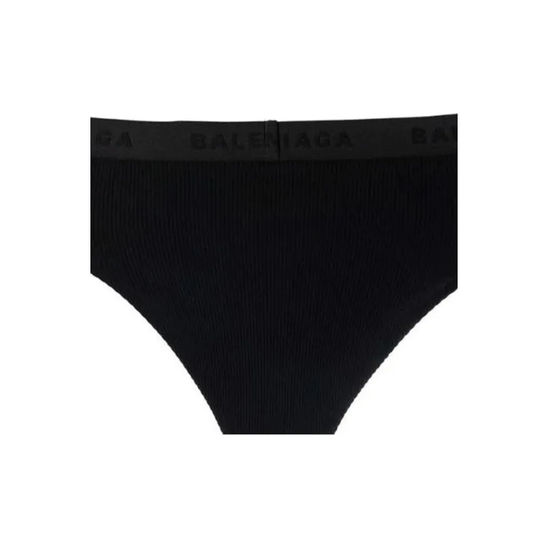 Balenciaga SS23 Underpants Slim Fit Women's 1 Pack Black-2