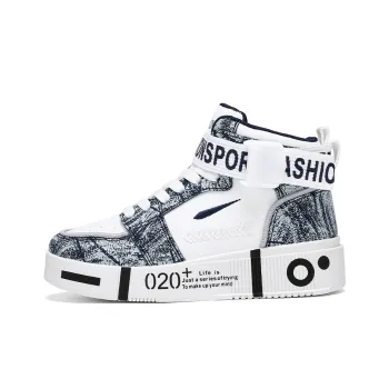 SOURCE Anti Slip And Wear Resistant Balance Coverage High Top Skateboard Shoes Unisex