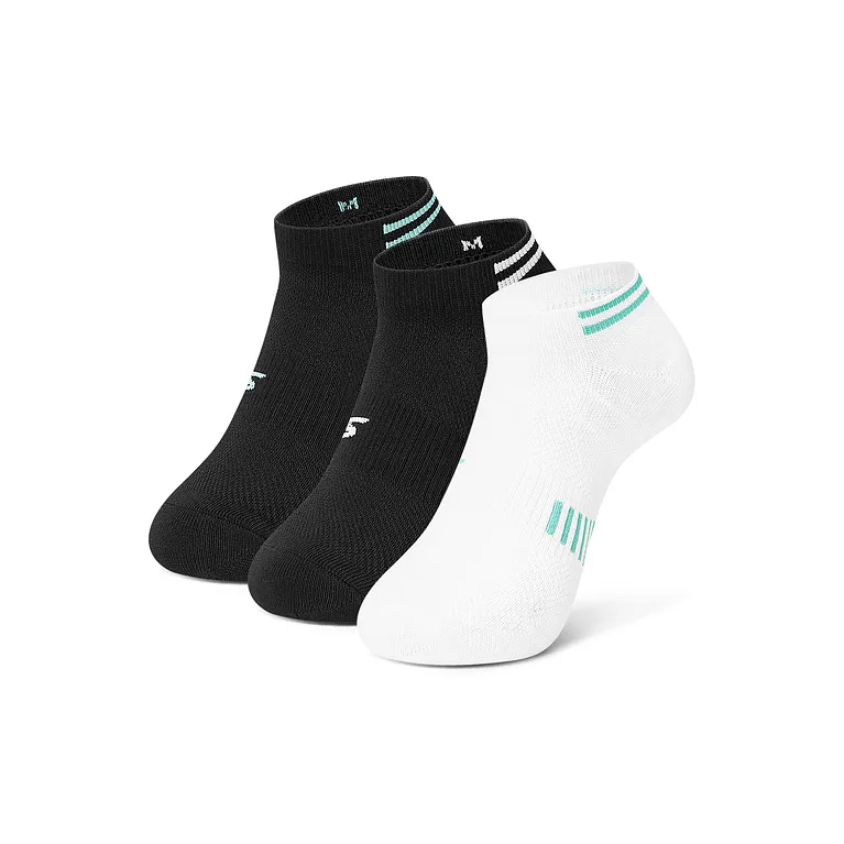 Skechers Comfort Sports Series Ankle Socks Unisex 3 Pack-0