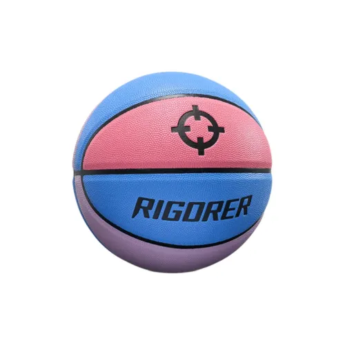 RIGORER PU Basketball Pink Blue Gray Size 7 Training Unisex