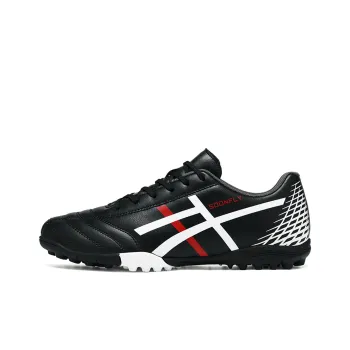 SOONFLY Soccer Shoes Men Low Top Black
