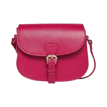 INES DE LA FRESSANGE Cow Leather Crossbody Bag, Shoulder Bag Women's Pink