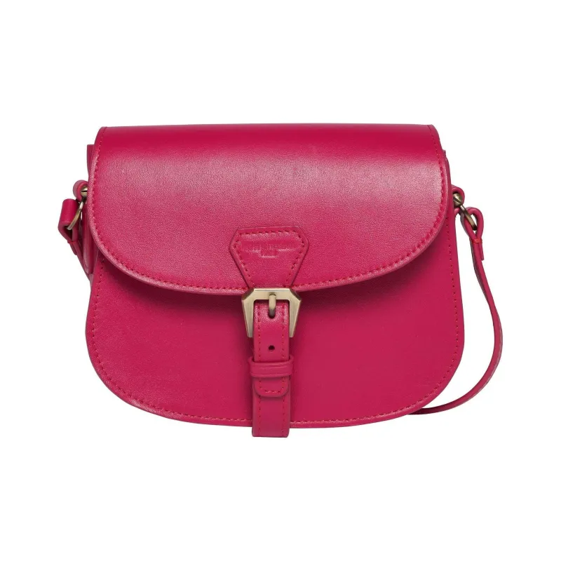 INES DE LA FRESSANGE Cow Leather Crossbody Bag, Shoulder Bag Women's Pink-0