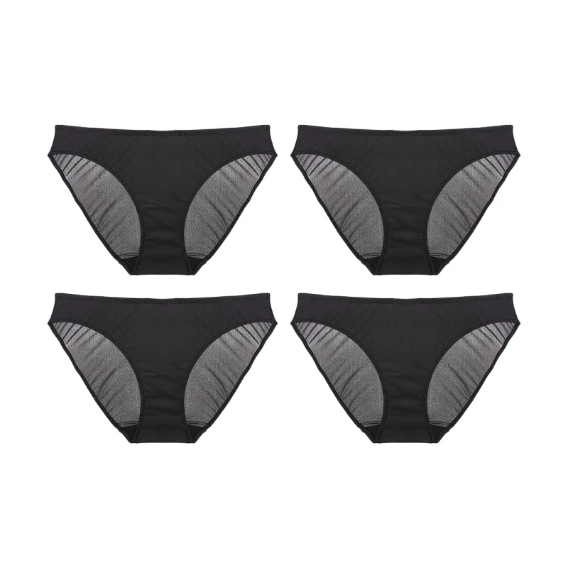FREELASS Underpants Women's 4 Pack Black-0