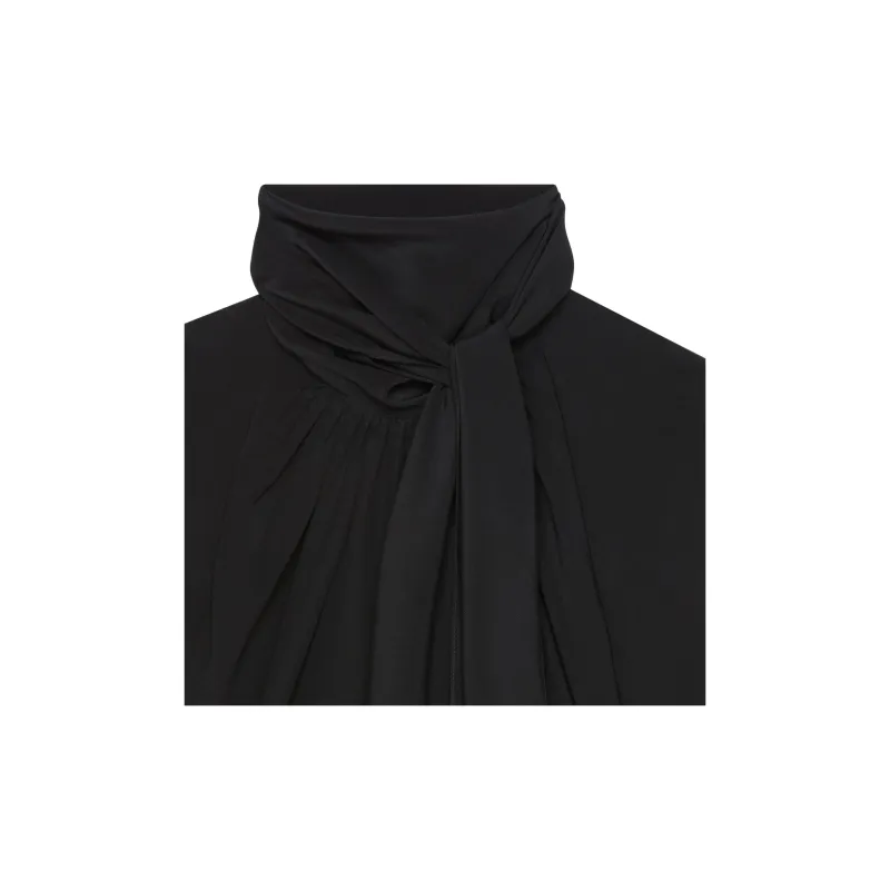 Givenchy Pussy bow Collar Silk Mini Dress-4