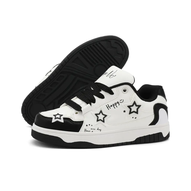 RIFUGIO VO' Anti-Slip Wear-Resistant Low-Top Skateboard Shoes Unisex Box-27
