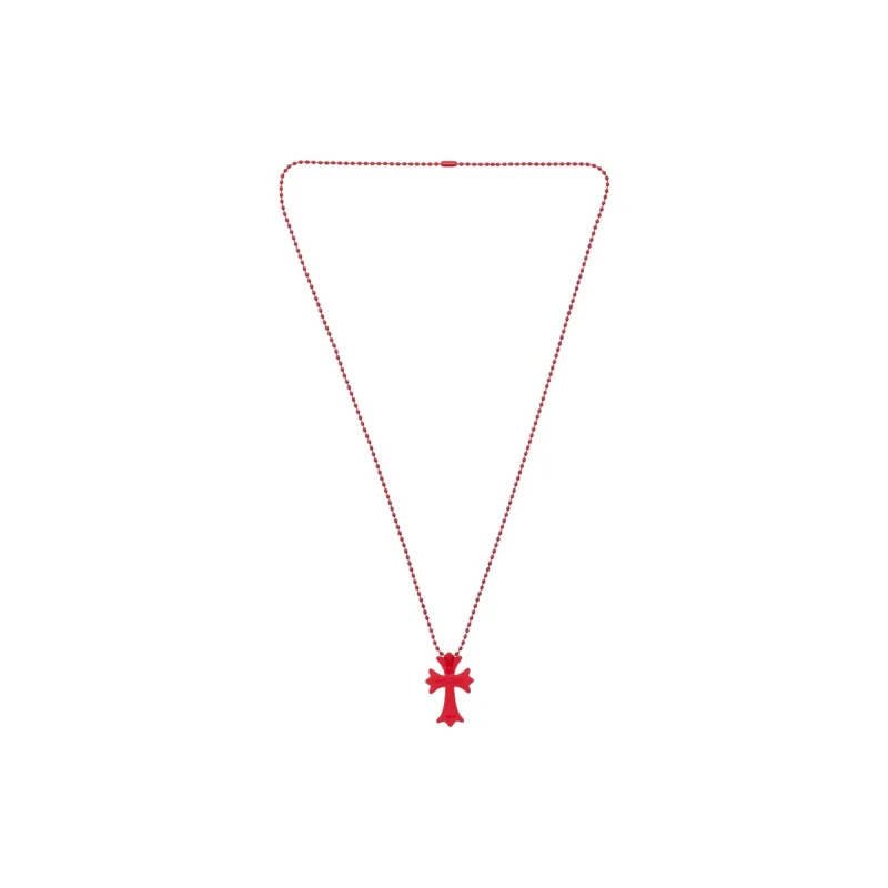 Chrome Hearts Brass Silicone Necklaces Unisex Red-1