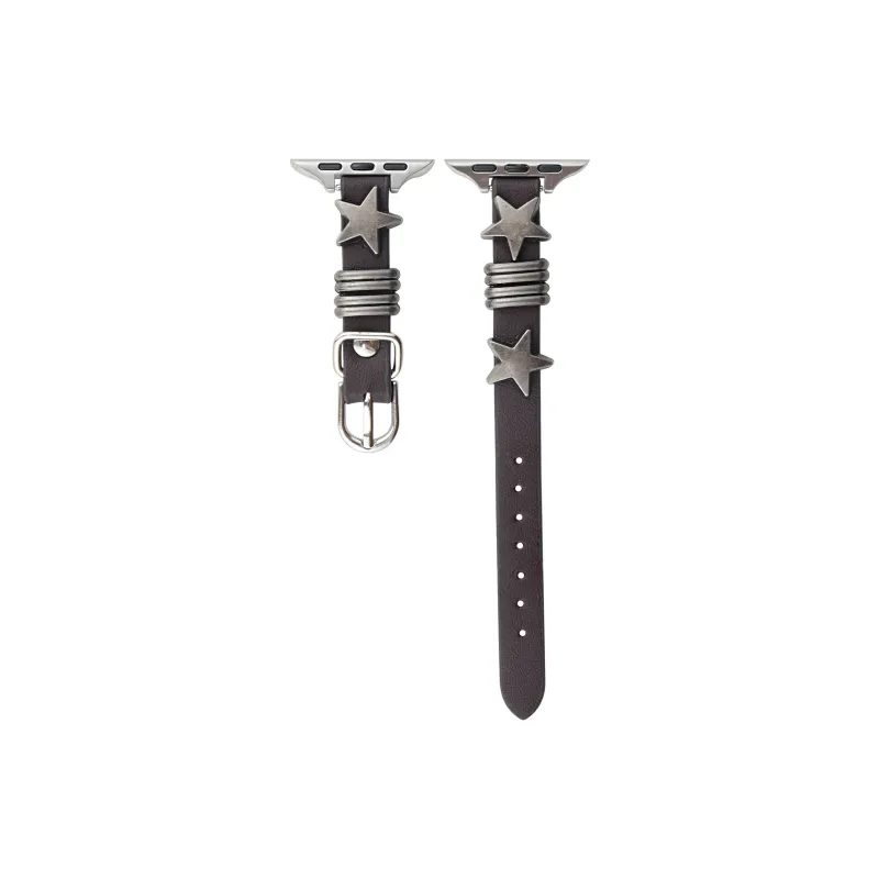 MSSM Watch Band Apple Compatibility Cowhide Leather Material-9