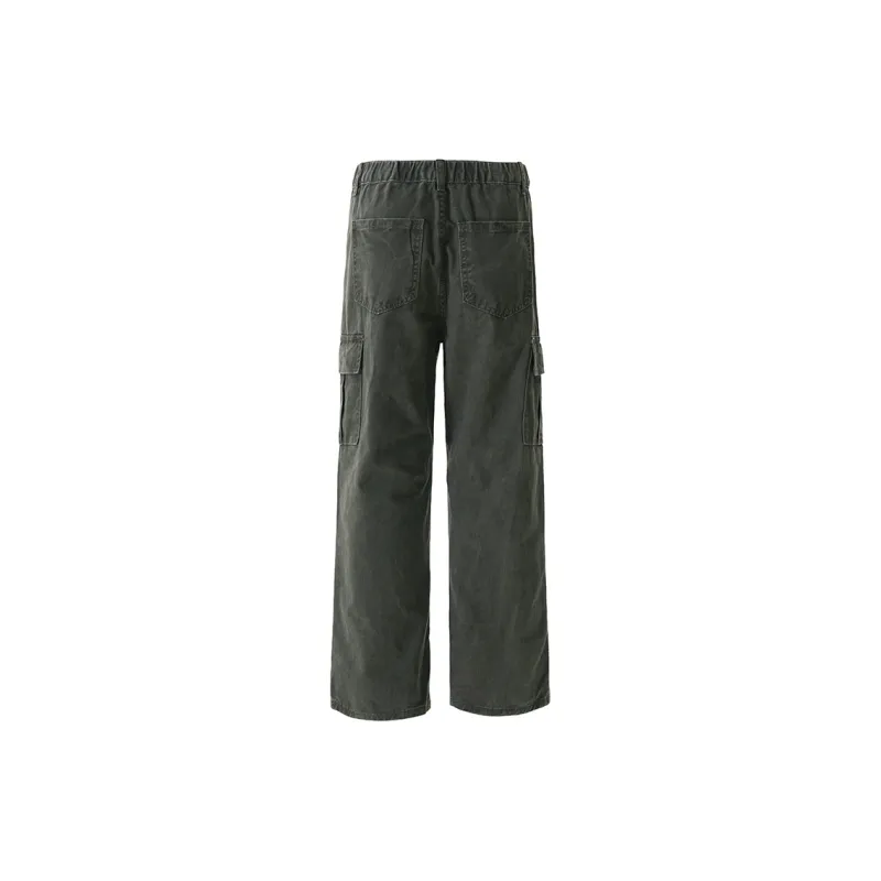 GALAXY FAIRY Casual Pants Unisex Army Green-1