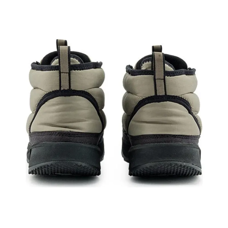 THE NORTH FACE Nuptse Wear Resistant Short Snow Boots Men's Gray-4