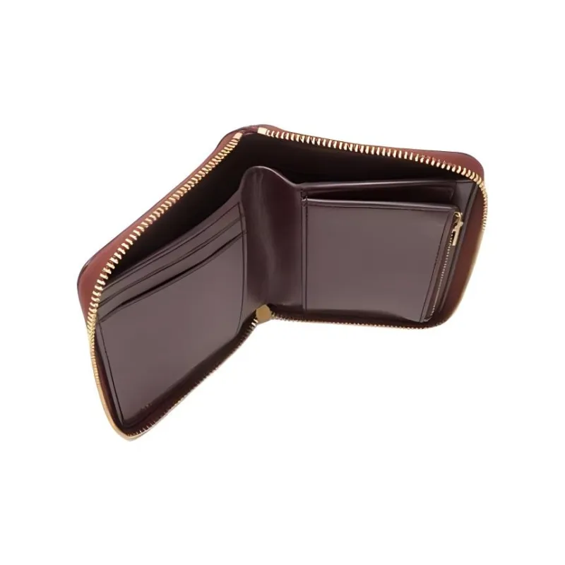 COACH Leather Wallet Women's Light Brown-2