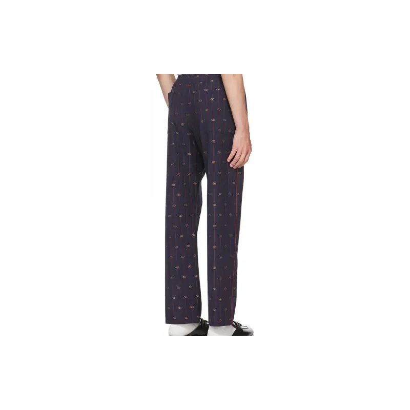 GUCCI Casual Pants Men Marine Blue-1