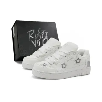 RIFUGIO VO' Anti-Slip Wear-Resistant Low-Top Skateboard Shoes Unisex Box