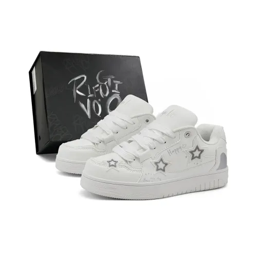 RIFUGIO VO' Anti Slip Wear Resistant Low Top Skateboard Shoes Unisex Box