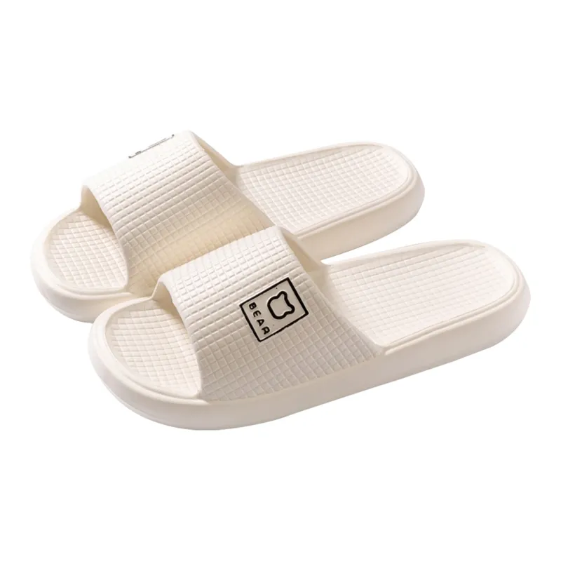 Ailise Home Slippers White Pink/Green/Sea Blue/Black-0