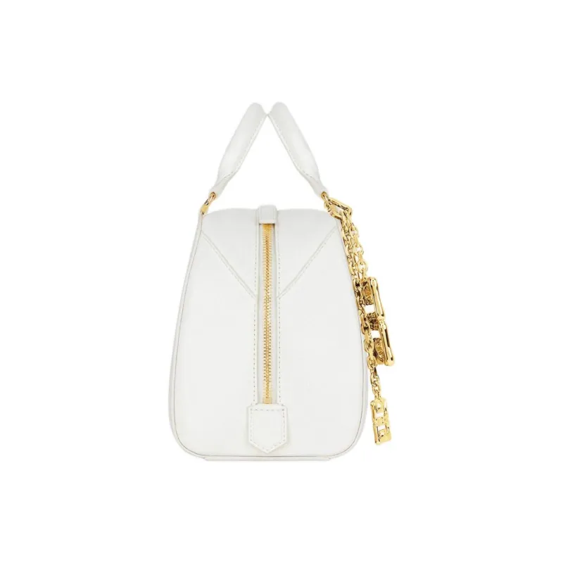 GIVENCHY Antigona Buffalo Leather Shoulder Bag, Crossbody Bag, Handbag Extra Mini Women's Ivory White-1